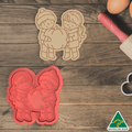 Halloween Pumpkin Family Cookie Cutter and Embosser Stamp