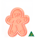 Halloween Undead Gingerbread Man Cookie Cutter And Embosser Stamp