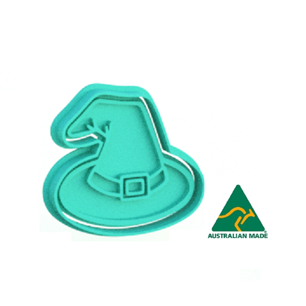 Halloween Witches Hat Cookie Cutter And Embosser Stamp