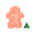 Halloween Zombie Gingerbread Man Cookie Cutter And Embosser Stamp