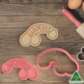 Hap-Penis Cookie Cutter and Embosser Stamp