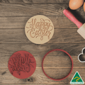 Happy Easter V2 Cookie Cutter And Embosser Stamp