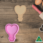 Heart Balloon - Cookie Cutter and Embosser Stamp