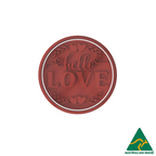 Hello Love Cookie Cutter/Fondant Embosser Stamp