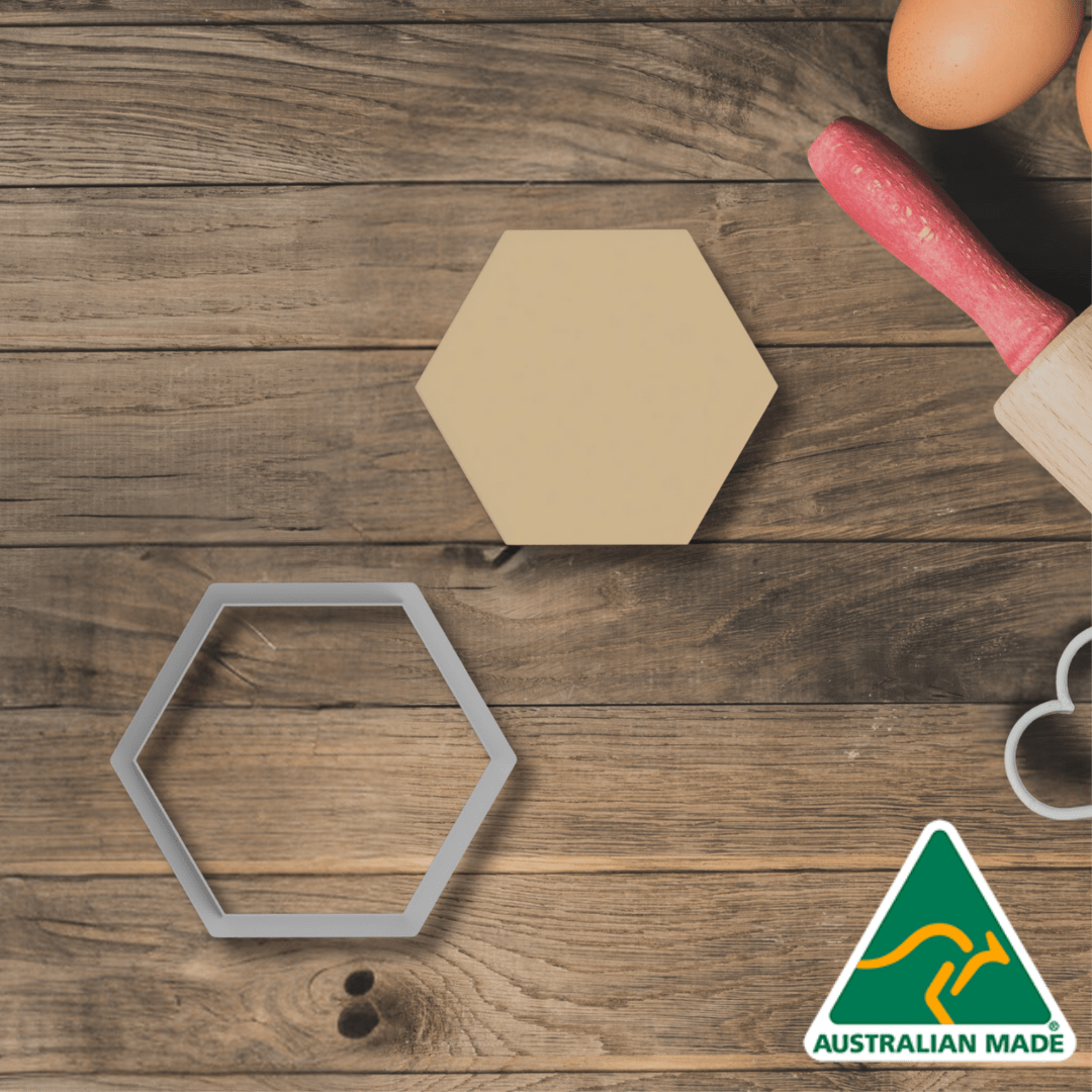 Australian Cookie Cutters Cookie Cutters Hexagon Cookie Cutter