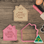 Home Sweet Home Cookie Cutter and Embosser Stamp