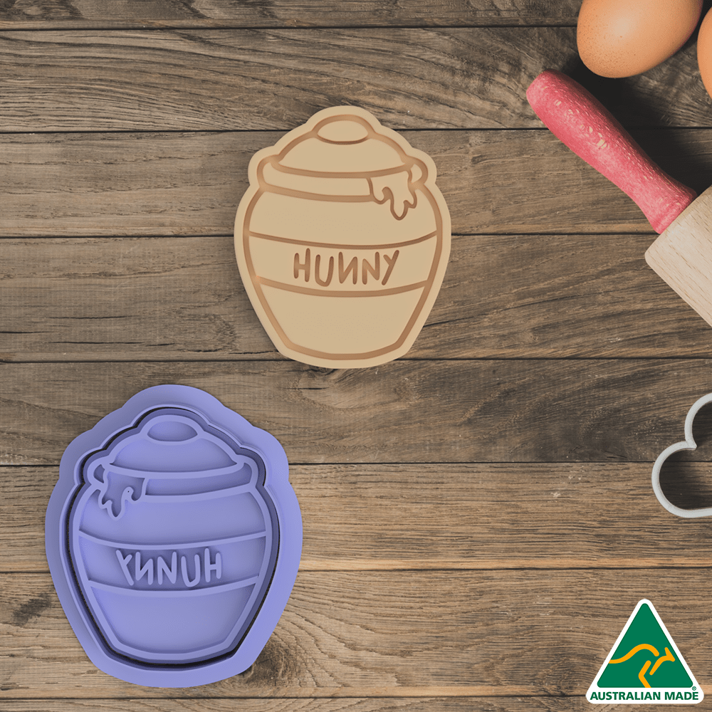 Honey Pot Cookie Cutter and Embosser Stamp