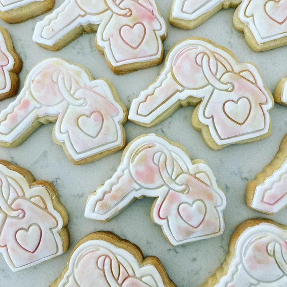 House Keys Cookie Cutter and Embosser Stamp