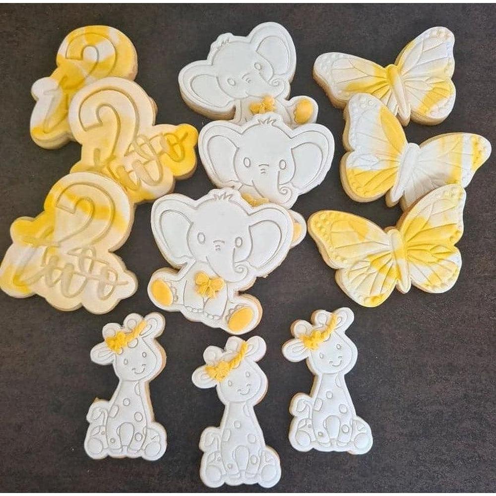 Jungle Animals- Giraffe Cookie Cutter And Embosser Stamp