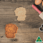 Jungle Animals- Lion Cookie Cutter And Embosser Stamp