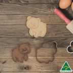 Jungle Animals- Set of 5 Cookie Cutter And Embosser Stamp