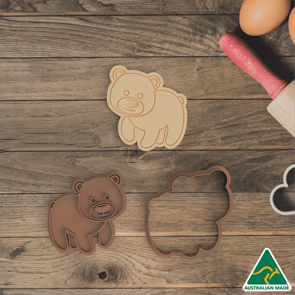 Jungle Animals- Set of 5 Cookie Cutter And Embosser Stamp