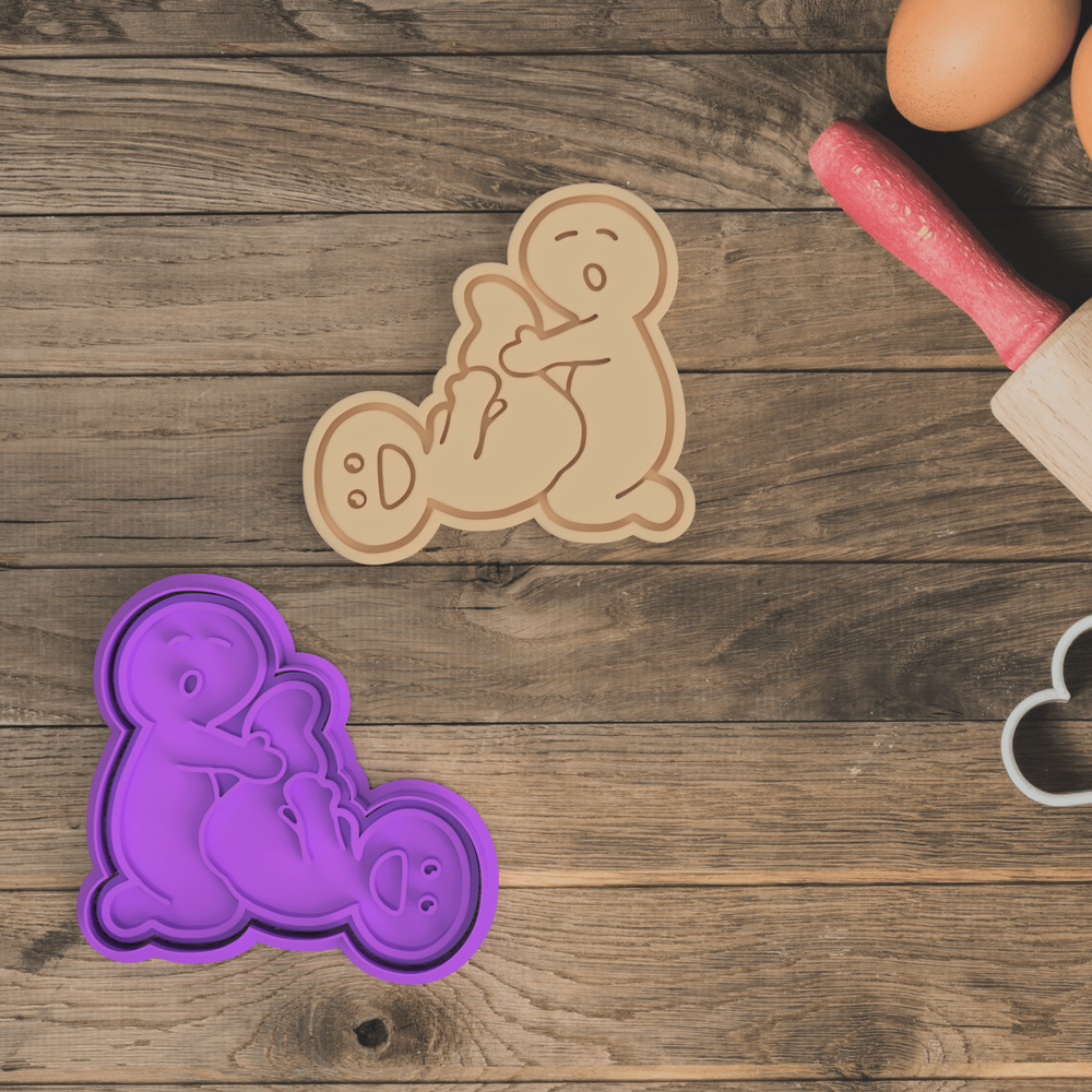 Adult-Sex Positions Design 5 Cookie Cutter/Fondant Embosser Stamp