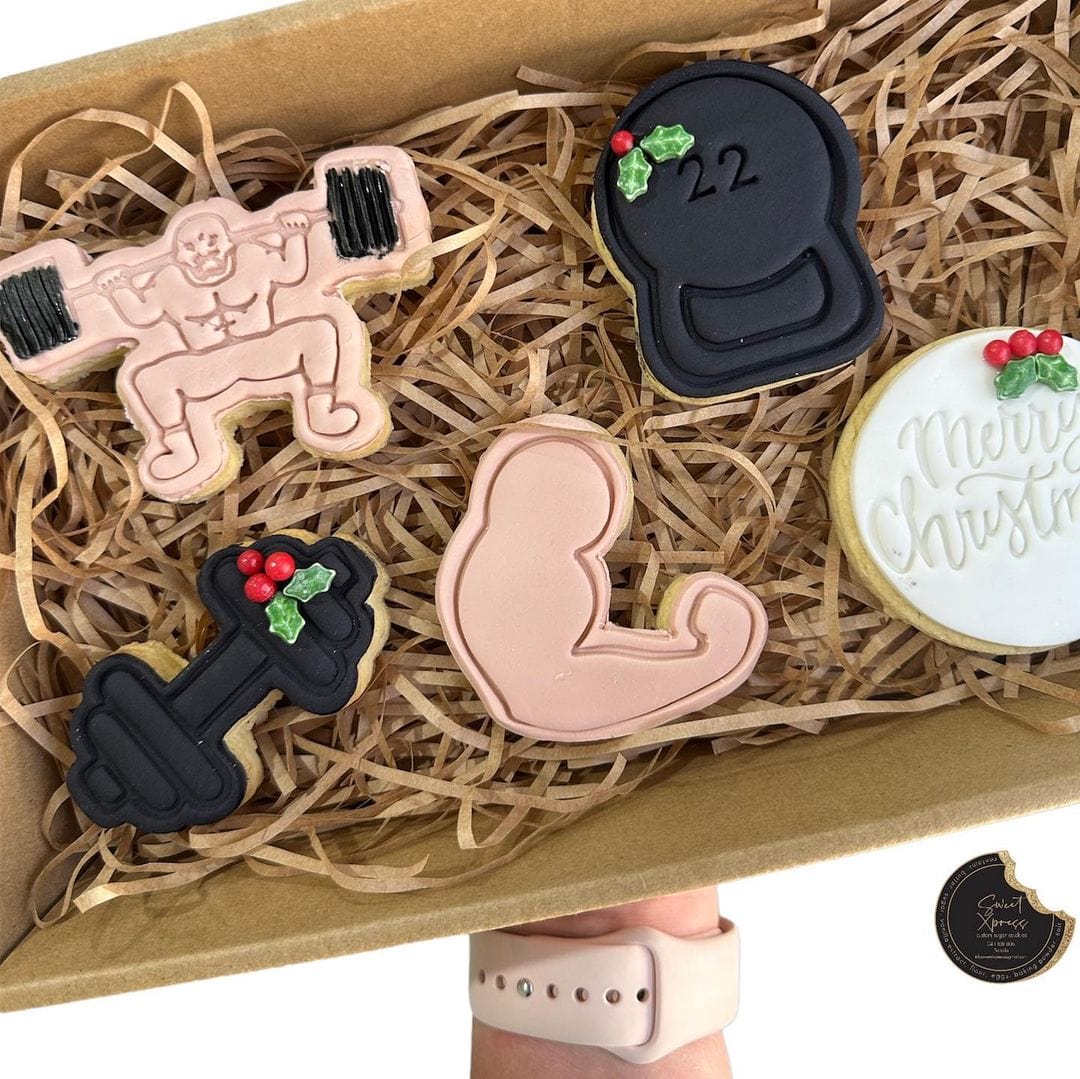 Kettlebell Cookie Cutter and Embosser Stamp