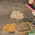 Kids Transport Basic Digger Cookie Cutter and Embosser