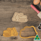 Kids Transport Basic Digger Cookie Cutter and Embosser