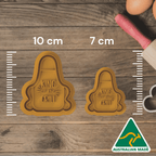 Australian Cookie Cutters Cookie Cutters King of the Grill Apron Cookie Cutter and Embosser Stamp