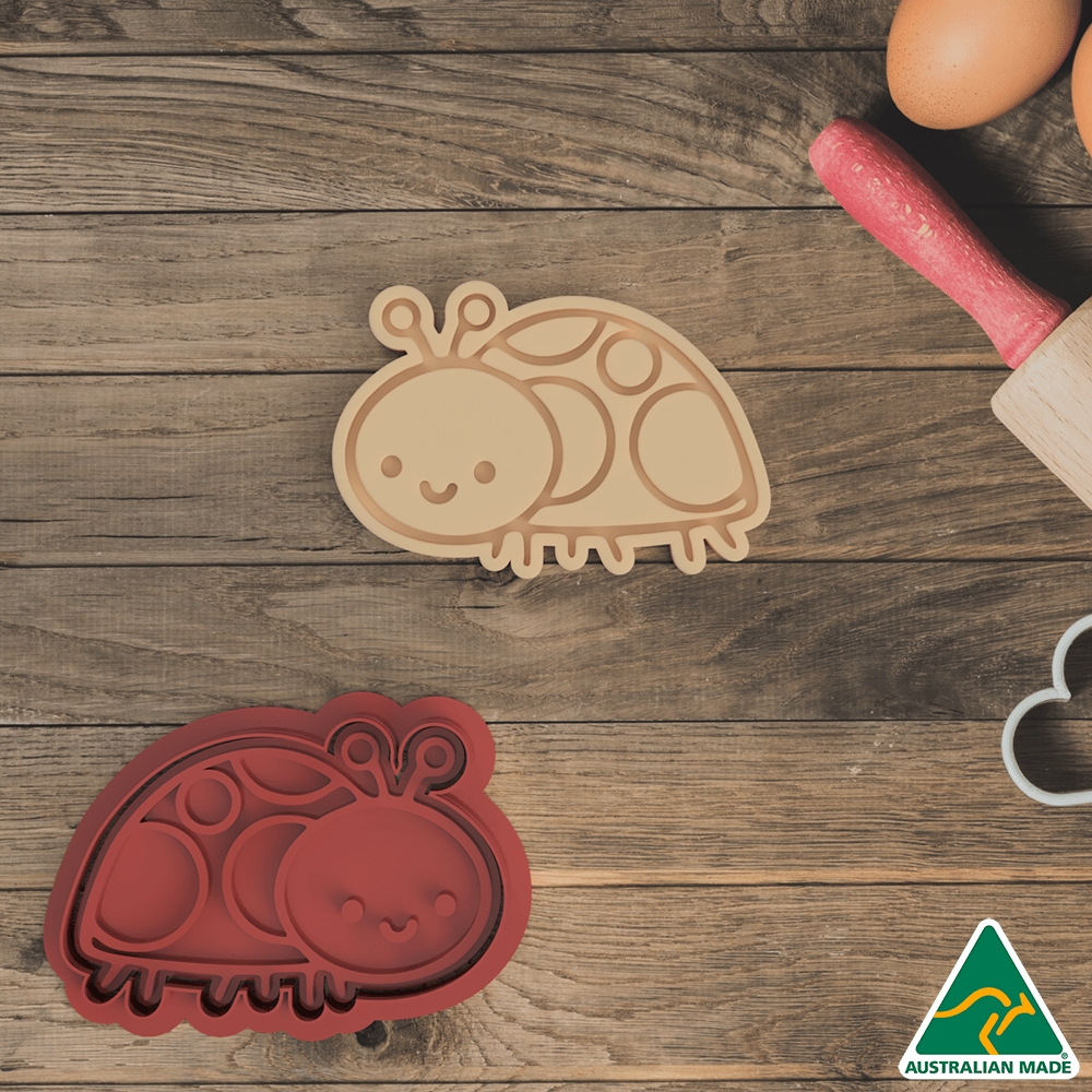 Lady Bug Cookie Cutter and Embosser Stamp