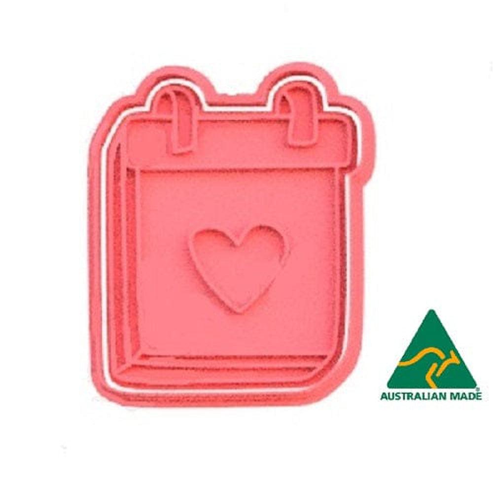 Love Calendar Cookie Cutter/Fondant Embosser Stamp