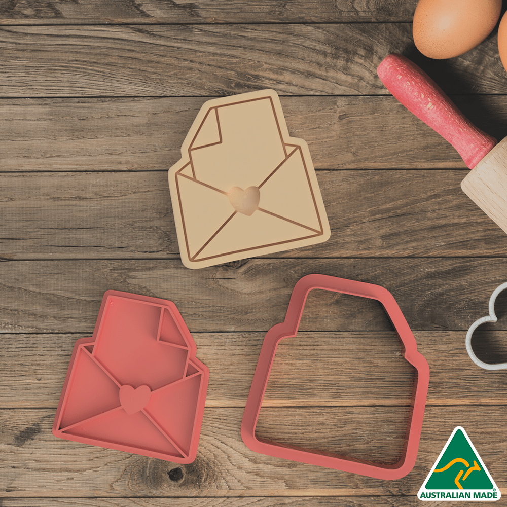 Love Envelope Cookie Cutter/Fondant Embosser Stamp