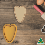 Love Heart Cookie Cutter/Fondant embosser