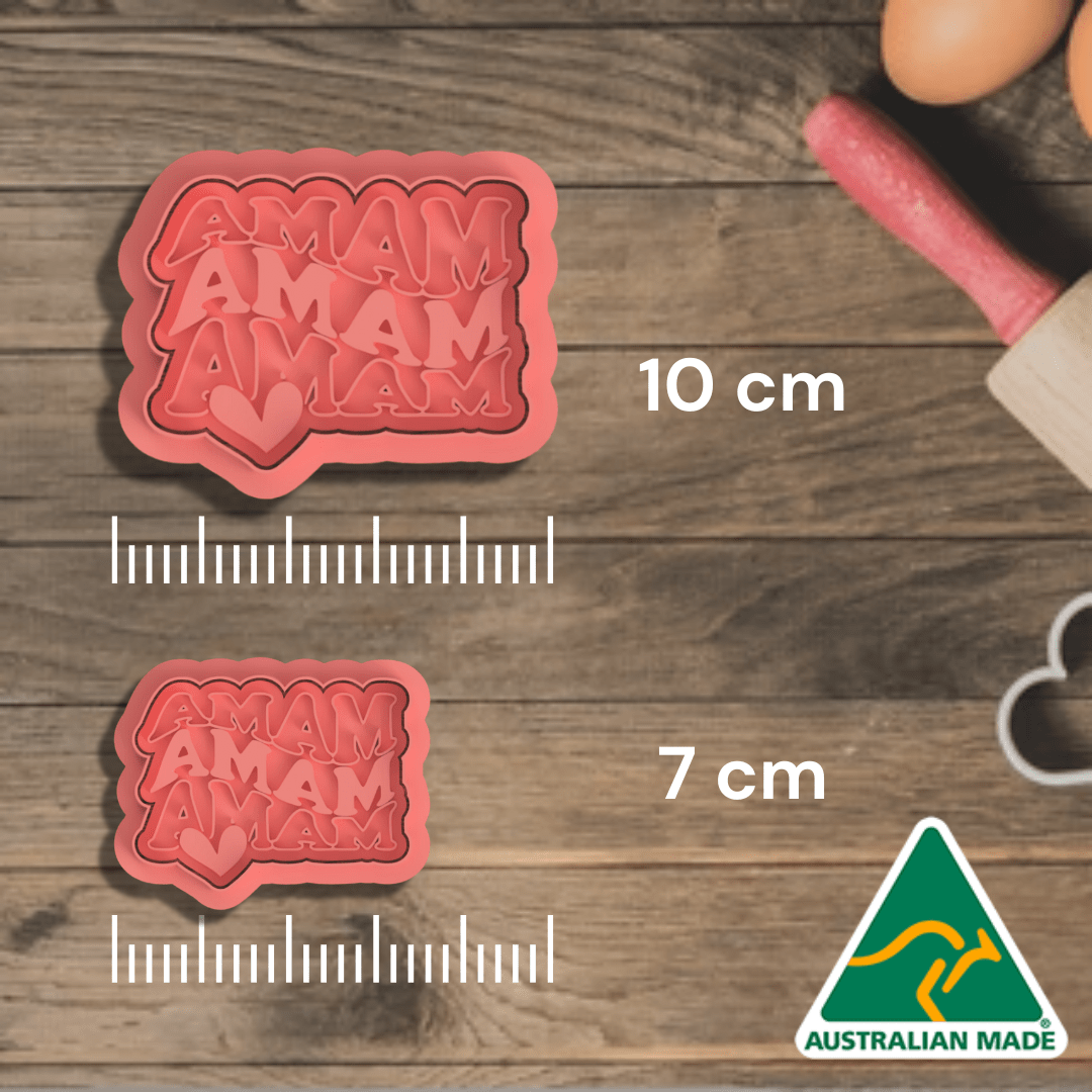 Mama Cookie Cutter and Embosser Stamp
