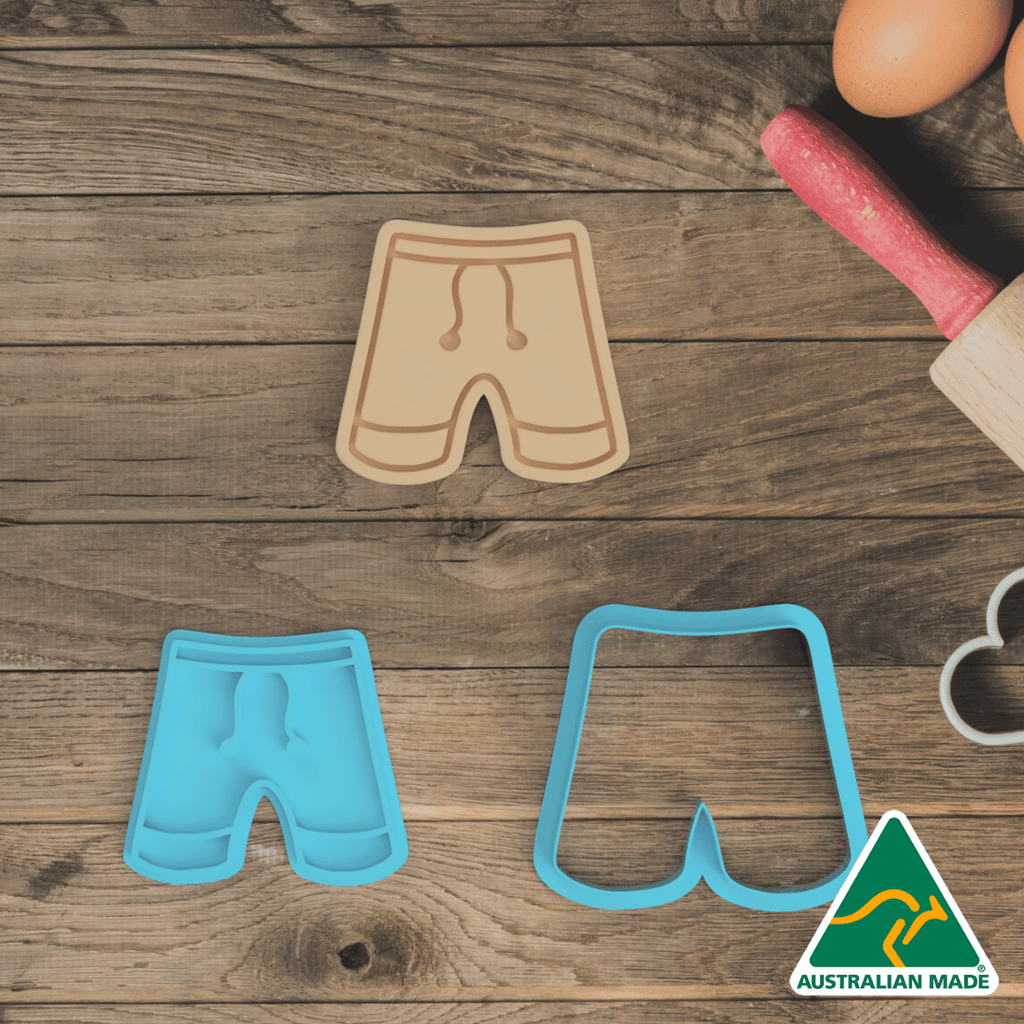 Board Shorts Cookie Cutter and Embosser Stamp