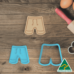 Board Shorts Cookie Cutter and Embosser Stamp