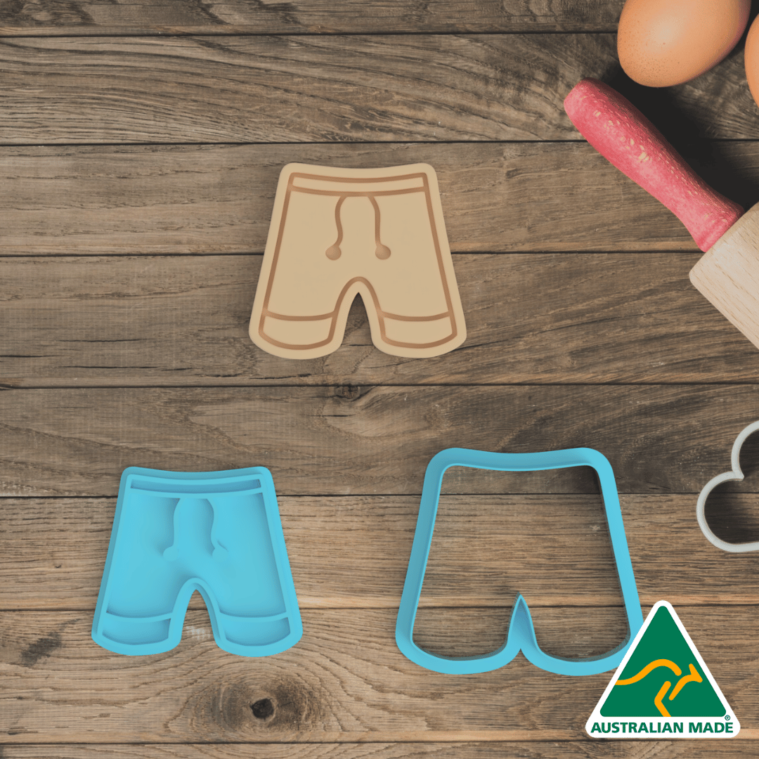 Board Shorts Cookie Cutter and Embosser Stamp