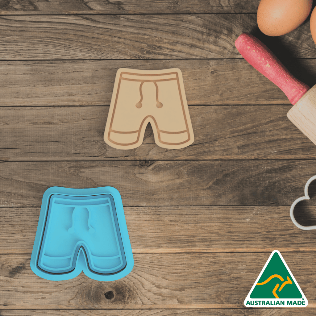 Board Shorts Cookie Cutter and Embosser Stamp