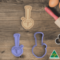 Marijuana Cookie Cutter and Embosser Stamp