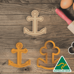 Basic Anchor Cookie Cutter And Embosser Stamp