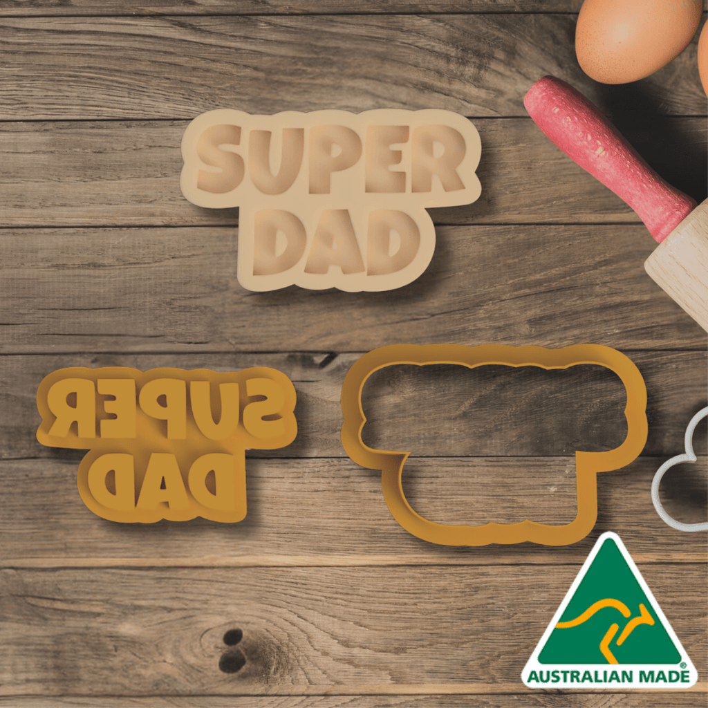 Mega Father_s Day Collection - Model 11 V1 Cookie Cutter and Embosser Stamp