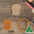 Mega Valentine Set - Fries Before Guys Cookie Cutter/Fondant Embosser Stamp