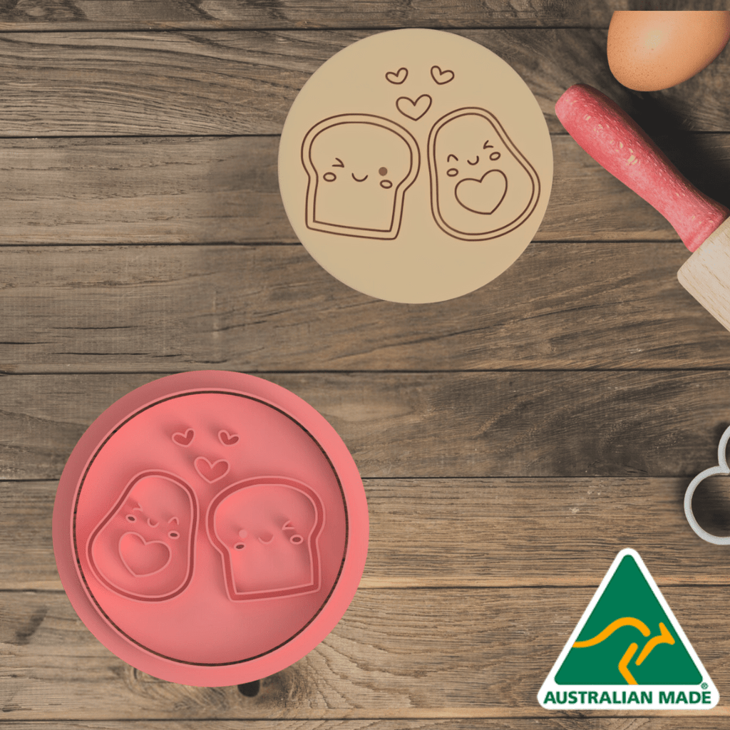 Mega Valentine Set - Love Foods V3 Cookie Cutter/Fondant Embosser Stamp
