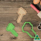 Axe Cookie Cutter and Embosser Stamp