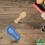 Shovel Cookie Cutter and Embosser Stamp
