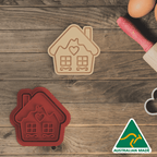 Mini Christmas Set - Christmas House Cookie Cutter and Embosser Stamp