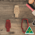 Mini Christmas Set - Nutcracker Cookie Cutter and Embosser Stamp