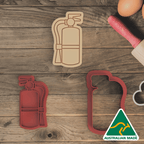 Fire Extinguisher Cookie Cutter and Embosser Stamp