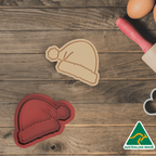 Christmas- Santa Hat Cookie Cutter And Embosser Stamp