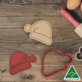Christmas- Santa Hat Cookie Cutter And Embosser Stamp