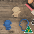 Astronaut Cookie Cutter and Embosser Stamp