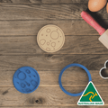 Moon Cookie Cutter and Embosser Stamp