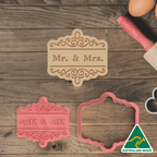 Mr. & Mrs. Cookie Cutter and Embosser Stamp