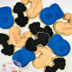 Muscle Cookie Cutter and Embosser Stamp