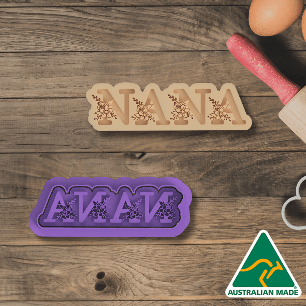 Nana 1 Cookie Cutter and Embosser Stamp