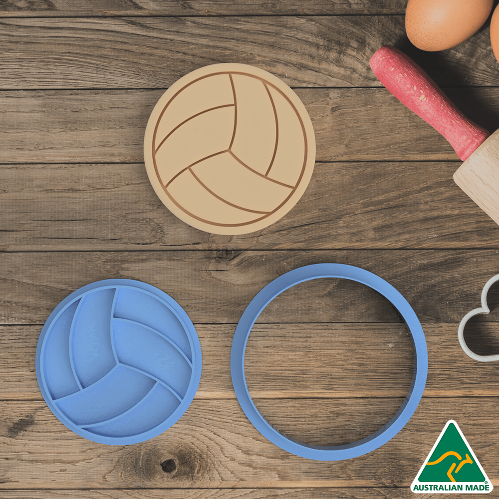 NetBall Cookie Cutter and Embosser Stamp