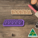 Nonna 1 Cookie Cutter and Embosser Stamp