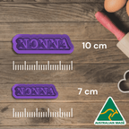 Australian Cookie Cutters Cookie Cutters Nonna 1  Cookie Cutter and Embosser Stamp